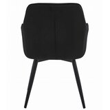  JORK360 Stolica - crni baršun / crne noge x 1 | shoptok.hr