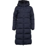 GAP V-MAXI LONG PUFFER LOGO Ženska zimska jakna, tamno plava, veličina