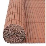 Dvostrana vrtna ograda 90 x 400 cm smeđa | shoptok.hr