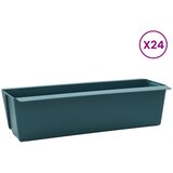  Kutije za cvijeće za Euro palete 24 pcs Zelena | Shoptok.si