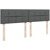 vidaXL Otomanski posteljni okvir z vzmetnicami siv 180x200 cm blago | Shoptok.si