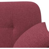  Ljubavni kauč s gumbima Vinska crvena 120 x 65 x 79 cm Tkanina | Eponuda.com
