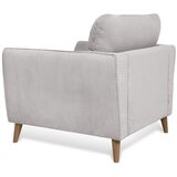 Scandic Svetlo siv fotelj iz rebrastega žameta Paris – | Shoptok.si