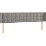  LED uzglavlje svjetlosivo 203x16x78/88 cm baršunasto | shoptok.hr