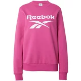 Reebok Športna majica roza / bela