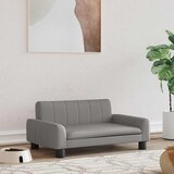  Krevet za pse sivo 70 x 45 x 30 cm od umjetne kože | shoptok.hr