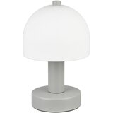  Siva namizna svetilka s steklenim senčilom (višina 19 cm) Gle – Cene