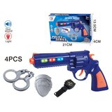 Policijski set-pištolj, lisice, značka (sa svetlima i zvukom) ( 70133 ) Cene