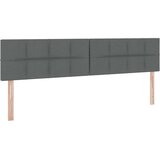  s madracem i skladištem Tamno siva 200 x 200 cm Baršun | shoptok.hr