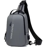 Torba za rame WEIXIER RO-35635 - Siva KP35635