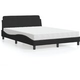  The Living Store Postelja z vzmetnico črna 140x200 cm žamet - Postelja, (21489991) | Shoptok.si