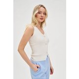 Marisse Women's T-Shirt L-Ts-4713 Off White | Shoptok.si