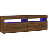 TV omarica z LED lučkami rjav hrast 120x35x40 cm, (20732834) | Shoptok.si
