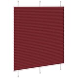 vidaXL Plisirana žaluzija Bordeaux Red 115x150 cm Širina tkanine | Shoptok.si