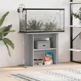 Stojalo za akvarij siva sonoma 80x35x60 cm inženirski les