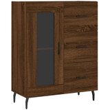 Komoda boja smeđeg hrasta 69,5x34x90 cm od konstruiranog drva | Eponuda.ba