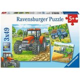 Ravensburger 3x49 delna sestavljanka Stroji na kmetiji 093885 Cene