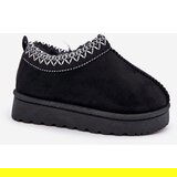 Kesi Children's ankle snow boots on a platform insulated with fur black Vilabria | Shoptok.si