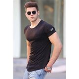 Madmext Ripped Detailed Black T-Shirt 2883 Cene