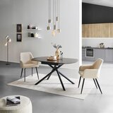 MID.YOU Jedilna Miza Tiana Raztegljiva, Steklo | Shoptok.si