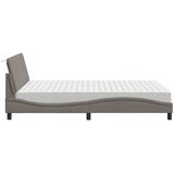  s madracem Hanko smeđesivi 140 x 190 cm od tkanine | shoptok.hr