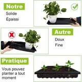JMIATRY komplet 11 plastičnih pladnjev za vzgojo rastlin - 26,9×26,9×3,6 cm | Shoptok.si