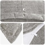  Presvlaka za jastuk 2 kom. HOUTEN Svjetlosiva 50 x 50 cm - Svjetlosiva 50 x 50 cm 2 | shoptok.hr