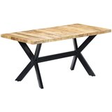 Blagovaonski stol od grubog masivnog drva manga 160x80x75 cm | shoptok.hr