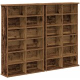 Cd ormar 2 kom. Staro drvo 60 x 17 x 92 cm Konstruirano drvo | shoptok.hr