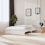 The Living Store Posteljni okvir bel iz trdnega lesa 160x200 cm - Posteljni Okvir, (21530967) | Shoptok.si