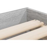 Okvir kreveta s pohranom Betonska siva Konstruirano drvo | shoptok.hr