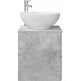  Umivaonik s policom Betonska siva 49,5 x 44,5 x 66,5 cm | shoptok.hr