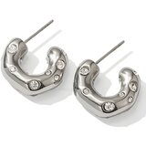  Naušnice KI-28728 - Srebrna / Tip1 KP28728 | shoptok.hr