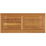 Vanjski stol s pohranom Prirodna i siva 80 x 35 x 75 cm | shoptok.hr