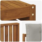  Set vanjskih sofa 7 kom. Prirodna i svijetlo siva | shoptok.hr