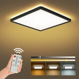  Brilagi - LED prigušiva svetiljka ULTRA SLIM LED/18W/230V 30x30 cm crna + sa daljinskim upravljačem | Eponuda.com