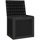  Vrtna kutija za pohranu crna 55,5 x 43 x 53 cm polipropilen | shoptok.hr