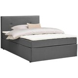 P & B POSTELJA Z VZMETNICO 140 cm x 200 cm , les, tekstil, leseni material siva | Shoptok.si