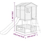 Vanjski set za igru od masivne jelovine | shoptok.hr