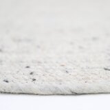 Nattiot Bela obojestranska ročno tkana okrogla preproga iz mešanice volne ø 160 cm Neethu Natural L – | Shoptok.si