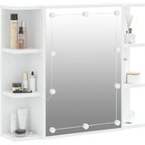 Ormarić s ogledalom i LED svjetlima bijeli 70 x 16,5 x 60 cm | Eponuda.ba