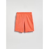 Reserved Bermude od pamuka - boja mandarine | shoptok.hr