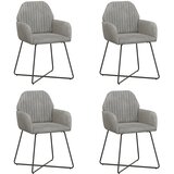  Trpezarijske stolice 4 pcs Baršun Svjetlosiva 55 x 50 x 84 cm | Eponuda.ba