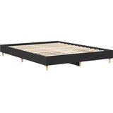  Okvir za krevet crni 150x200 cm konstruirano drvo | shoptok.hr