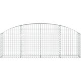  Gabionska košara s lukom 200 x 30 x 60/80 cm pocinčano željezo | shoptok.hr