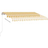  Samostojeća tenda na ručno uvlačenje 300 x 250 cm žuto-bijela | shoptok.hr