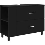  Toaletna jedinica Crna 80 x 35 x 60 cm Konstruirano drvo | shoptok.hr