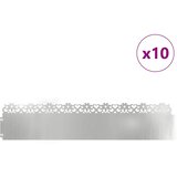  Rubnjaci za travnjak 10 pcs 103 x 0,05 x 22 cm Cinkani čelik | shoptok.hr