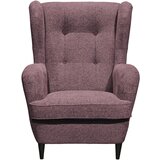 MID.YOU FOTELJ Z OPORO ZA GLAVO, barve jajčevca tekstil, leseni material | Shoptok.si