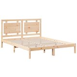  Dugi okvir kreveta bez madraca 140 x 220 cm masivno drvo | shoptok.hr